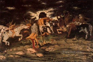ジョルジョ・デ・キリコ Painting - ラピスとケンタウロスの戦い ジョルジョ・デ・キリコ 形而上学的シュルレアリスム